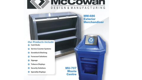 McCowan teaser exterior merchandiser and waste centre