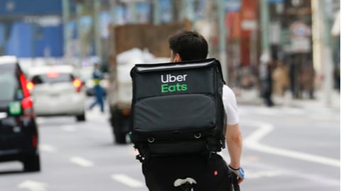 Uber delivery bike