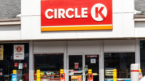 Aurora, Canada, August 28, 2020; a Circle K convenience store, formerly knows as Mac's Milk or Mac's in Canada, at an Esso gas station