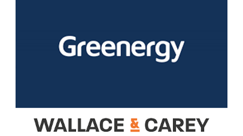 Greenergy Wallace and Carey logos