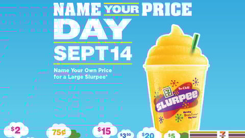 7-Eleven name your price day