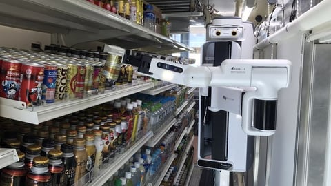 Telexistence Inc. Robot stocking shelves