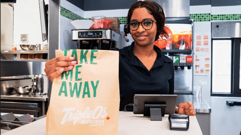 Parkland Triple O clerk serving up food