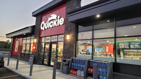 Newly rebranded Quickie store