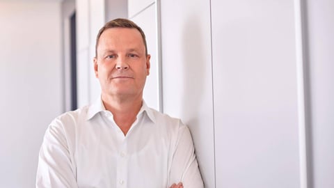 Peter Feld against a white wall Barry Callebaut CEO