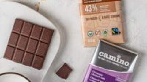 Camino plant-based chocolate bards