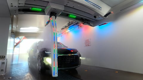 LaserGlow Arch car wash system