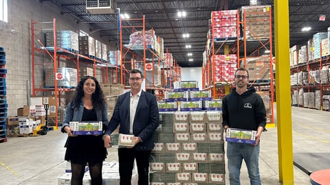 Rabba donates to Mississauga Food Bank