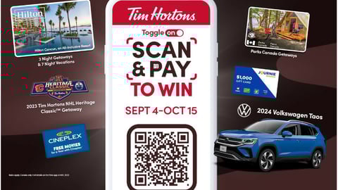 Tim Horton Scan to Win Contest 2023