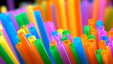 Plastic Straws Stock Image Teaser