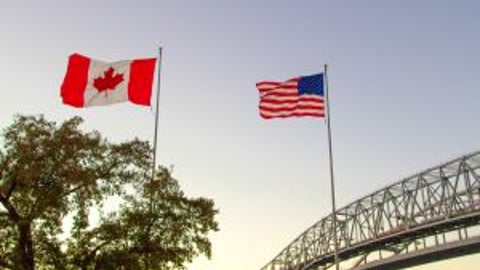 Canadian border