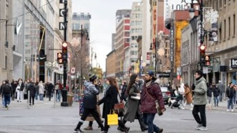 Shoppers on a street CP Teaser
