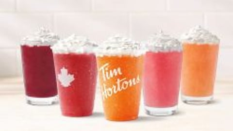 Tim Hortons Summer Cold Drink Menu