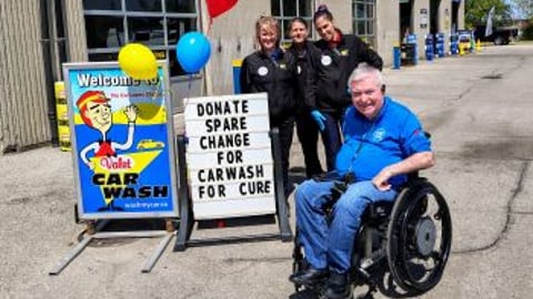 Cambridge Car Wash for a cure Teaser