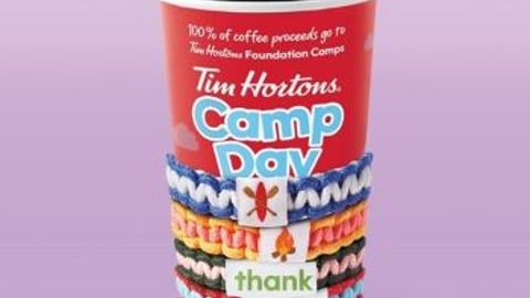 Tim Hortons Camp Day Celebratory Cup 2025 Teaser