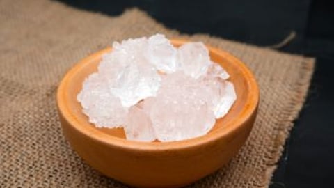 White sugar candy stock image