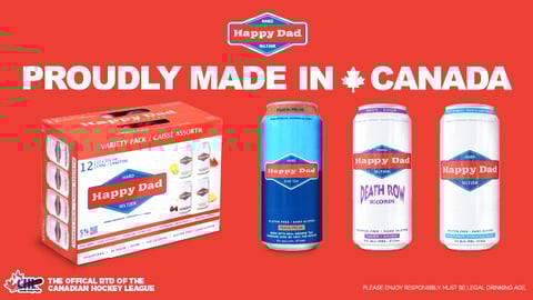 Happy Dad Proudly Made in Canada