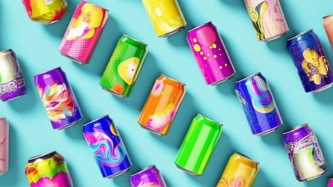Colourful Drink Cans