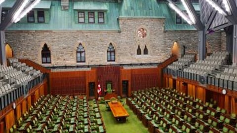 Canadian Parliament Interior Stock Image Teaser 
