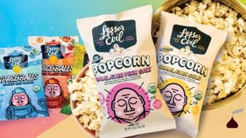 LesserEvil Popcorn Bags Teaser