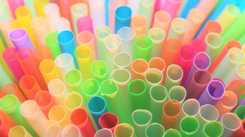 Colourful straws