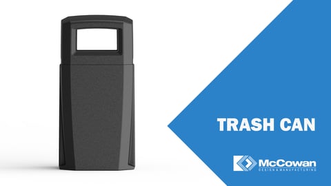 McCowan Trash Can: MU-712