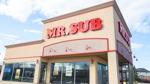Exterior shot of Mr. Sub