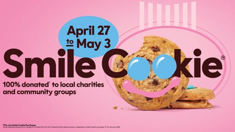 Tim Hortons smile cookie
