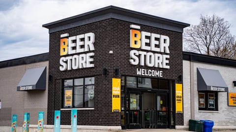 The Beer Store in Toronto exterior shot