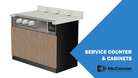 McCowan Service Counter & Cabinets