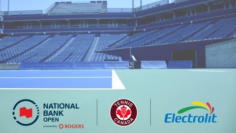 Electrolit tennis open partnership logos