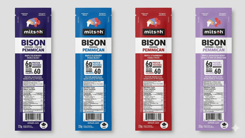 product shot of Mitosh meat snacks