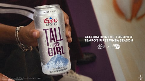 Coors Tall Girl can