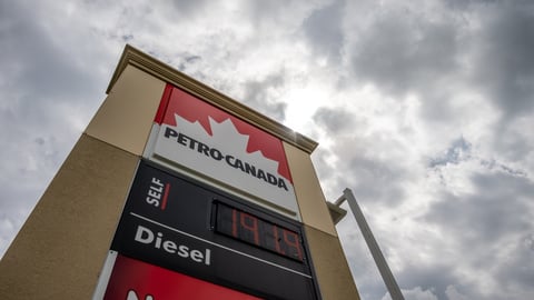 Petro Canada digital gas price sign