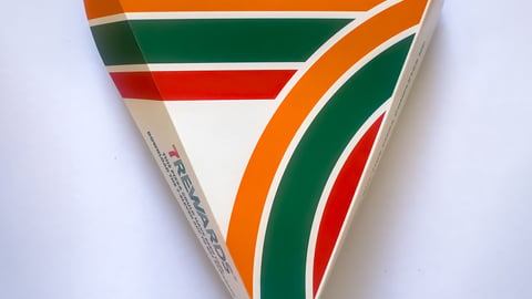 Takeout triangle box from 7-Eleven
