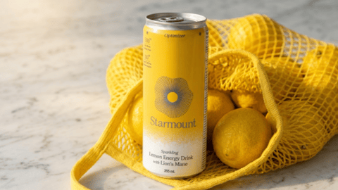 Starmount Lemon Energy Drink with Lion's Mane