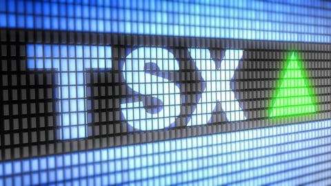 Toronto Stock Exchange ticker