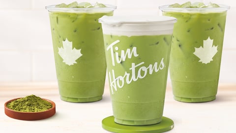 Tim Hortons matcha drinks