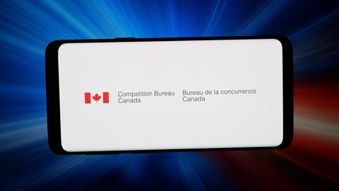 competition bureau on smartphone