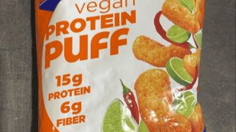 smarter snacks vegan protein puff