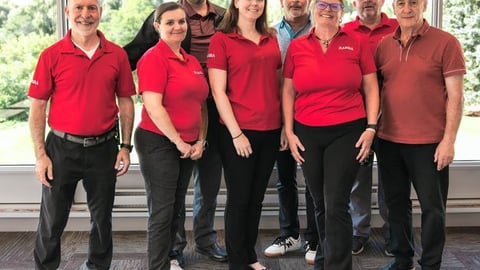 Rick Rabba, president of Rabba with Rabba Fine Foods team 
