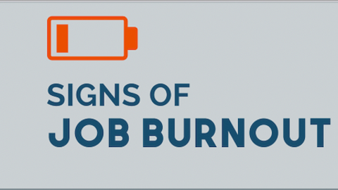 Signs of job burnout, stress and workplace fatigue, mental health icons set