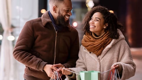 Holiday Shopping Stock Image