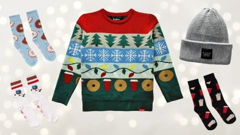 Tim Hortons Holiday Sweater and Socks 2023