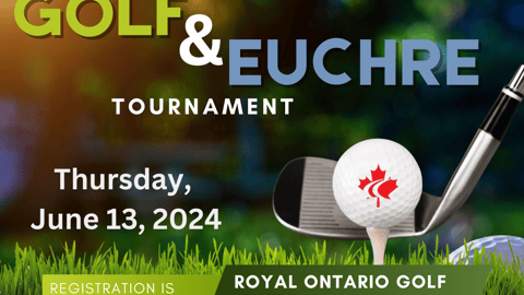 CCA Golf and Euchre tournament ad