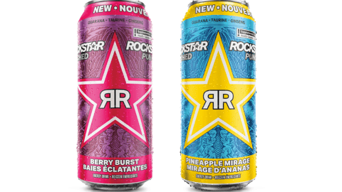 Rockstar new fruity flavour cans