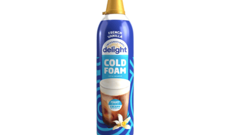 Cold Foam at Home International Delight spray can