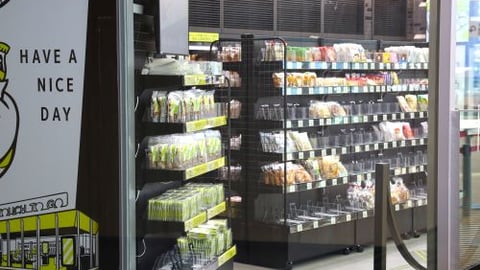 Convenience Store Shelves with Food Teaser