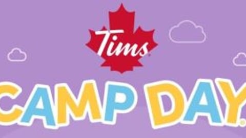 Tim Hortons Camp Day Logo 2024 Teaser