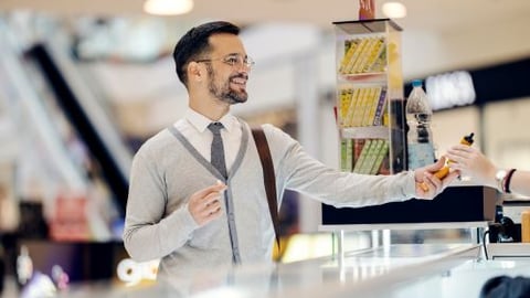 Customer buying a vape in a convenience store teaser